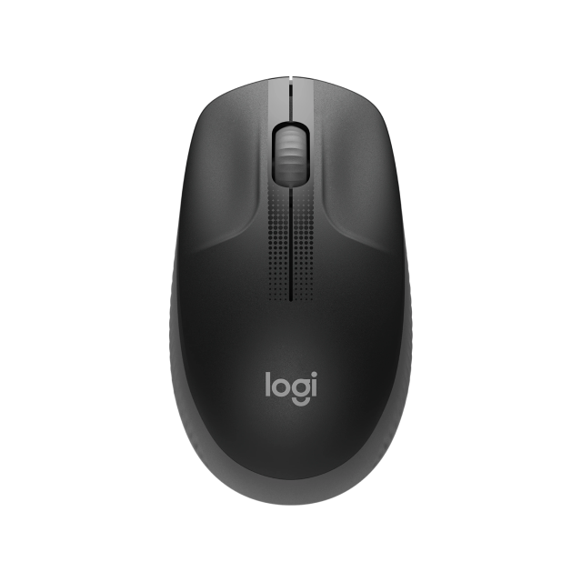 Mouse Inalámbrico Logitech M190 | Nano receptor USB | 1000 DPI | Batería AA hasta 18 meses (Incluida) | Color Girs marengo | 910-005902