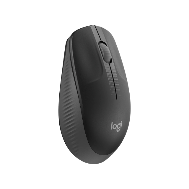 Mouse Inalámbrico Logitech M190 | Nano receptor USB | 1000 DPI | Batería AA hasta 18 meses (Incluida) | Color Girs marengo | 910-005902