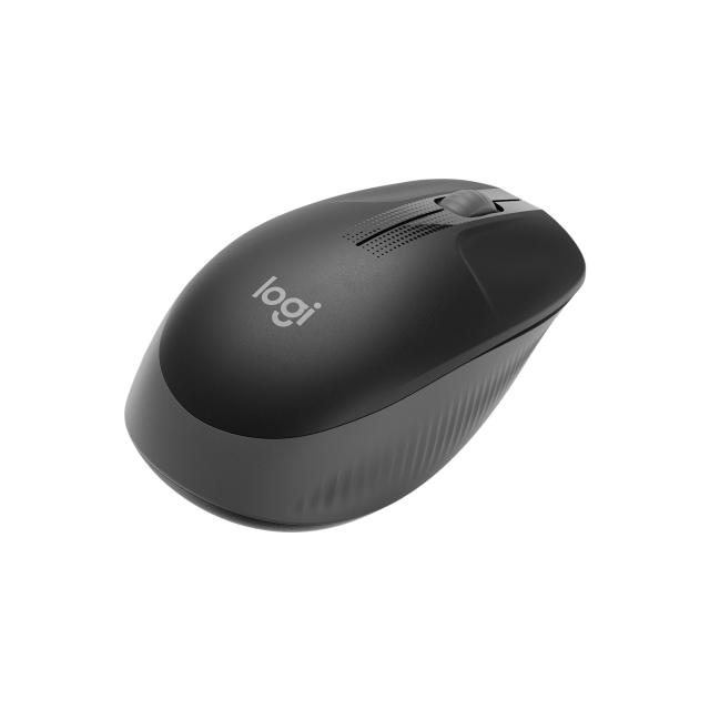 Mouse Inalámbrico Logitech M190 | Nano receptor USB | 1000 DPI | Batería AA hasta 18 meses (Incluida) | Color Girs marengo | 910-005902