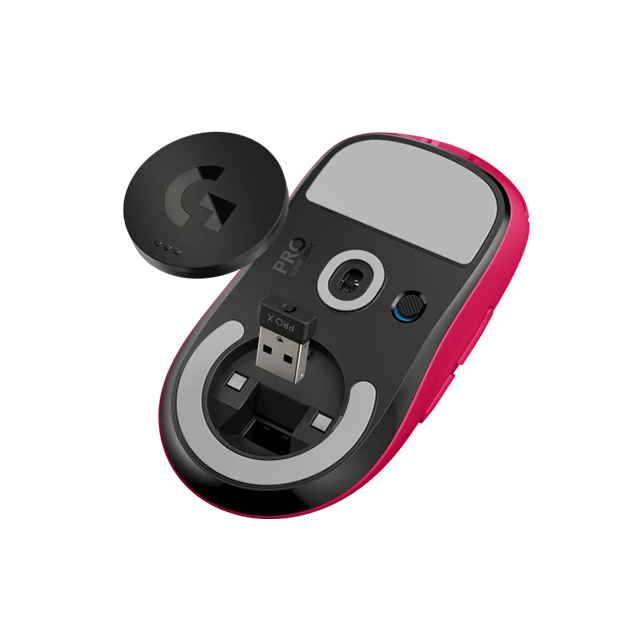 Mouse Gamer Logitech PRO X Superlight - Rosa - 100-25600 DPI - HERO - 910-005955