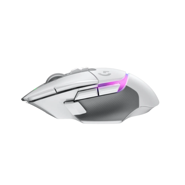 Mouse Gamer Inalámbrico Logitech G G502 X PLUS | Hasta 130 Horas de Batería Recargable | 100 a 25600 DPI | Sensor Óptico HERO 25K | 106 g | 13 Botones Programables | 2.4GHz | RGB | Blanco | 910-006170