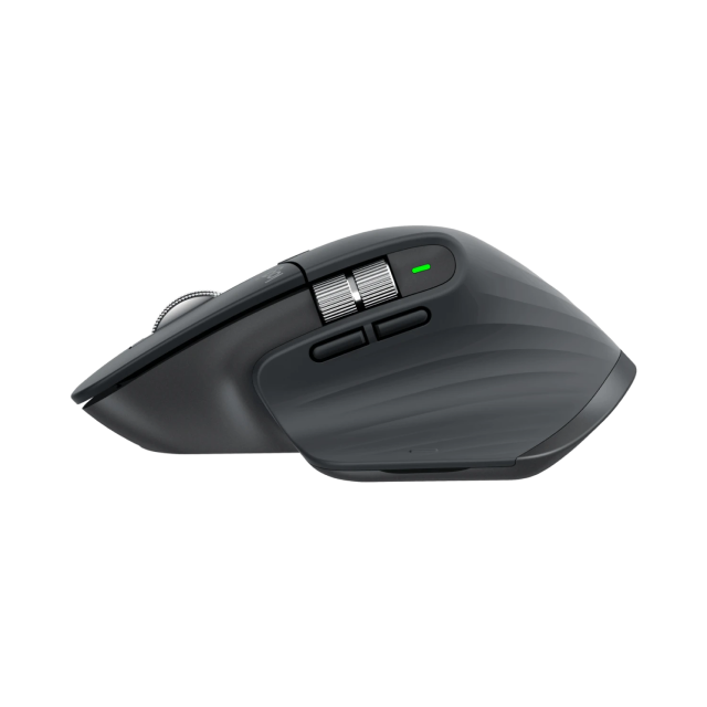 Mouse Ergonómico Logitech MX Master 3S | Inalámbrico | 8000 dpi | Batería recargable | Color Grafito | 910-006561