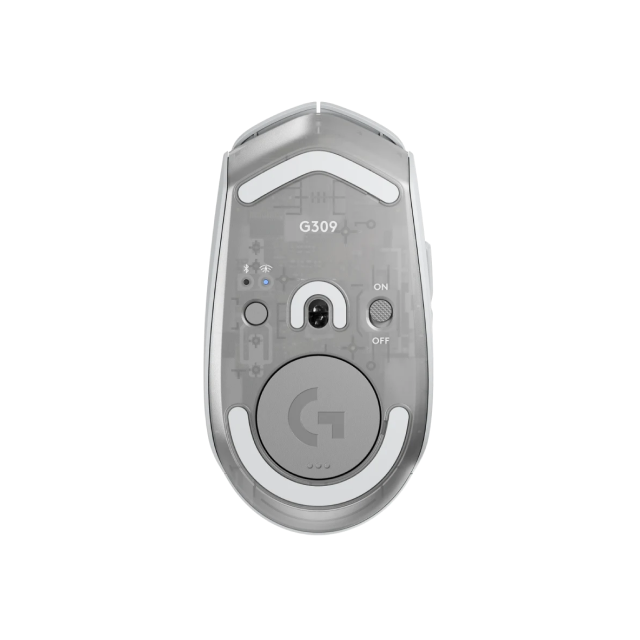 Mouse Inalámbrico Logitech G309 LIGHTSPEED | Receptor USB LIGHTSPEED / Bluetooth | 100 – 25.600 DPI | Batería AA (Incluida) | Color Blanco | 910-007206