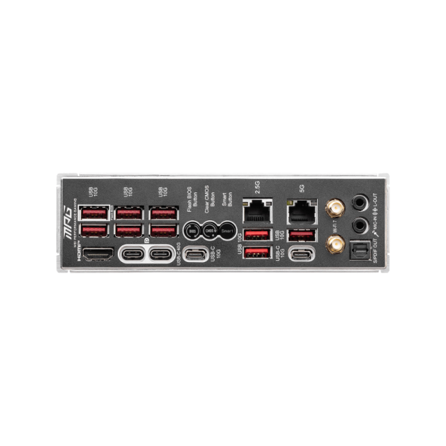 Tarjeta Madre MSI MPG X870E CARBON WIFI | ATX | AMD X870E | AM5 | DDR5 (Hasta 256GB) | Wi-Fi 7 | Bluetooth 5.4 | 911-7E49-005