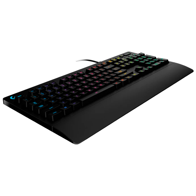 Teclado Alámbrico de Membrana Logitech G213 Prodigy | Full Size | USB 2.0 | RGB | Inglés | Color Negro | 920-008084