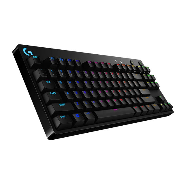 Teclado Gamer Mecánico Logitech G PRO - Switch Clicky - Inglés - 920-009388