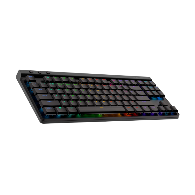 Teclado Mecánico Inalámbrico G515 LIGHTSPEED TKL | Receptor USB / Bluetooth / Cable | Switch Táctil | Color Negro | Inglés | 920-012423