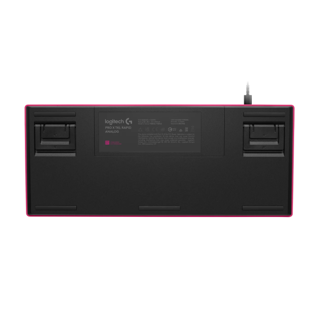 Teclado Alámbrico Logitech PRO X TKL RAPID | Interruptores magnético-analógicos | Color Rosa | Inglés | 920-013133