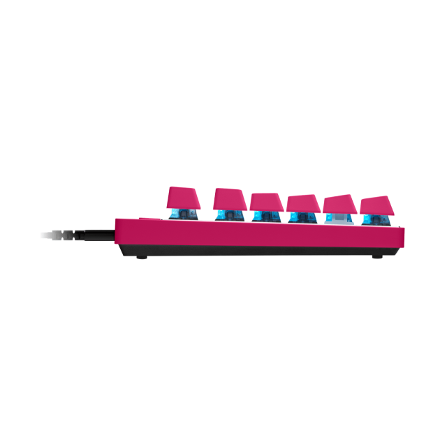 Teclado Alámbrico Logitech PRO X TKL RAPID | Interruptores magnético-analógicos | Color Rosa | Inglés | 920-013133