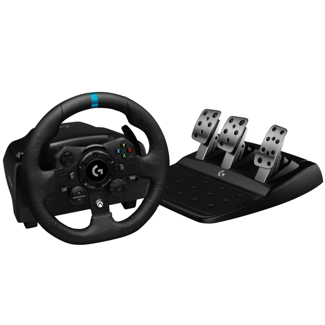 Volante para Carreras Logitech G923 - Negro - Xbox Series X|S / Xbox One / PC - 941-000156