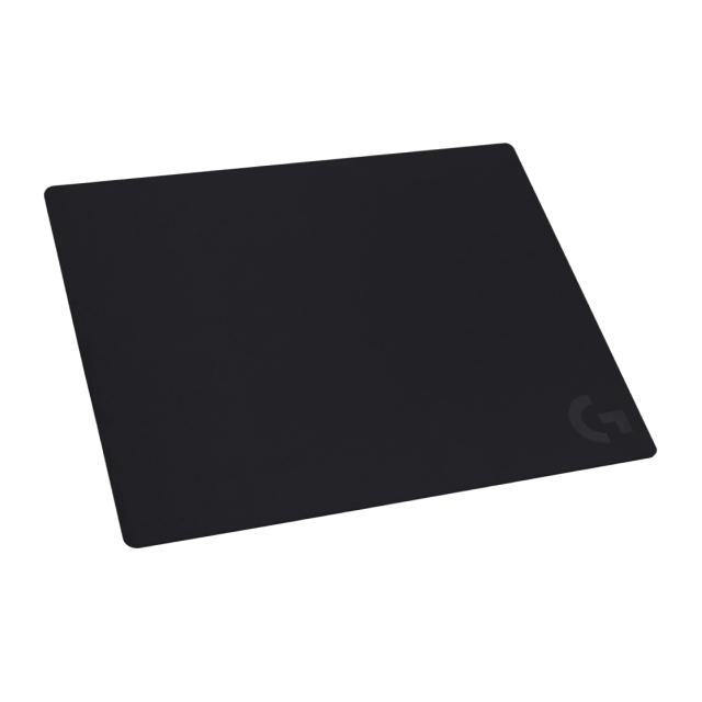Mousepad Gamer Logitech G640 | 460 x 400 x 3 mm | Base de Goma Antideslizante | Optimizado para Mouse Logitech G | Negro | 943-000797