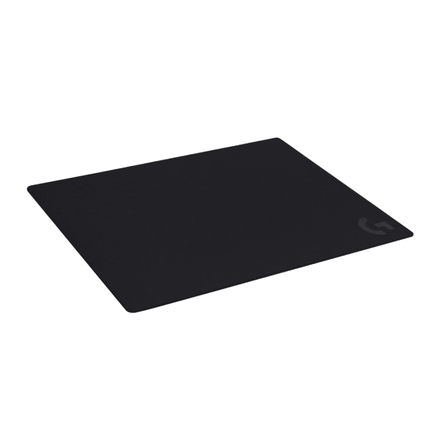 Mousepad Gamer Logitech G640 | 460 x 400 x 3 mm | Base de Goma Antideslizante | Optimizado para Mouse Logitech G | Negro | 943-000797