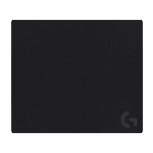 Mousepad Gamer Logitech G640 | 460 x 400 x 3 mm | Base de Goma Antideslizante | Optimizado para Mouse Logitech G | Negro | 943-000797