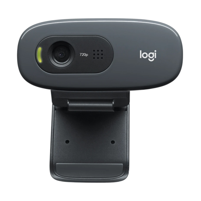 Cámara Web HD Logitech C270 | Micrófono Mono | 0.9 Mpx | 1280 x 720 (HD) | 30 FPS | Gris | 960-000694