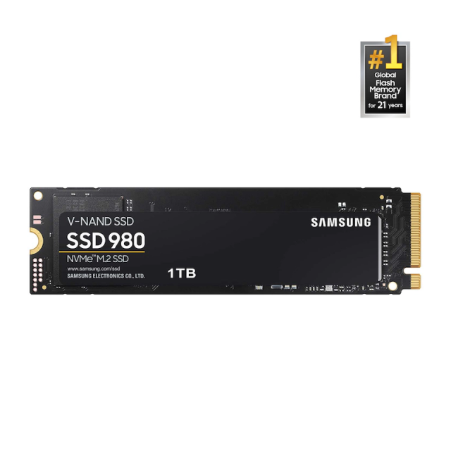 Unidad SSD Samsung 980 NVMe, 1TB | PCI Express 3.0 | M.2  | MZ-V8V1T0B/AM