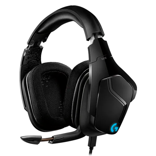 DIADEMA LOGITECH G635 LIGHTSYNC 7.1 CANALES DTS X PS4 XBOX ONE SWITCH Y SMARTPHONE TECLAS PROGRAMABLES 981-000748