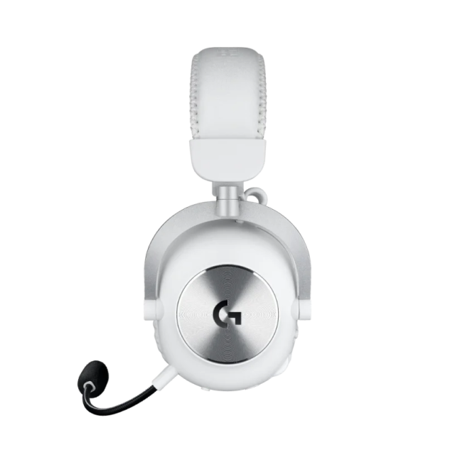 Diadema Gamer Inalámbrica Logitech G PRO X 2 | Hasta 50 Horas de Batería Recargable | Micrófono Cardioide Desmontable | Blue VO!CE | Sonido Surround DTS Headphone:X 2.0 | 2.4 GHz / Bluetooth / 3.5 mm | PC / PS4 / PS5 / Switch | Blanco | 981-001268