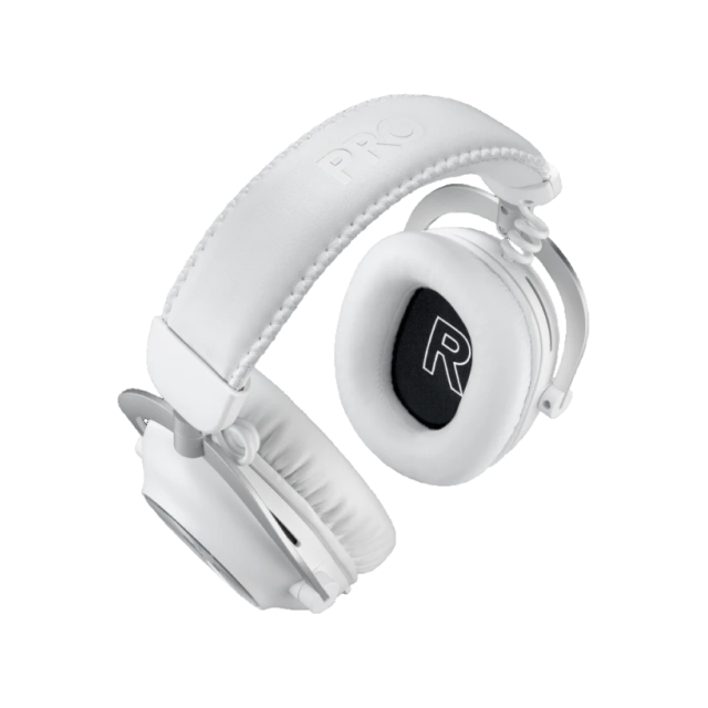 Diadema Gamer Inalámbrica Logitech G PRO X 2 | Hasta 50 Horas de Batería Recargable | Micrófono Cardioide Desmontable | Blue VO!CE | Sonido Surround DTS Headphone:X 2.0 | 2.4 GHz / Bluetooth / 3.5 mm | PC / PS4 / PS5 / Switch | Blanco | 981-001268