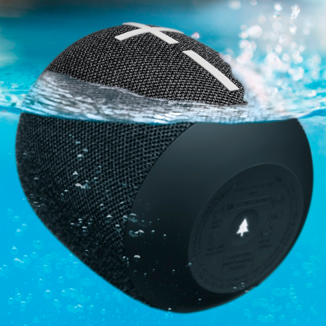 BOCINA BLUETOOTH PORTATIL LOGITECH ULTIMATE EARS WONDERBOOM 2 BLACK - WATTERPROOF Y FLOTANTE SONIDO 360° - 984-001554