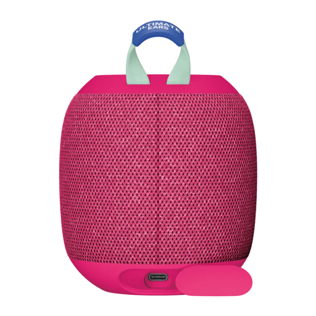 Bocina Portátil Logitech Ultimate Ears Wonderboom 4 | Hasta 14 Horas de Batería | Certificación IP67 / Resistente al Polvo / Agua / Suciedad | Modo Outdoor / Modo Podcast | Flota en el Agua | Rosa (Hyper Pink) | 984-001890