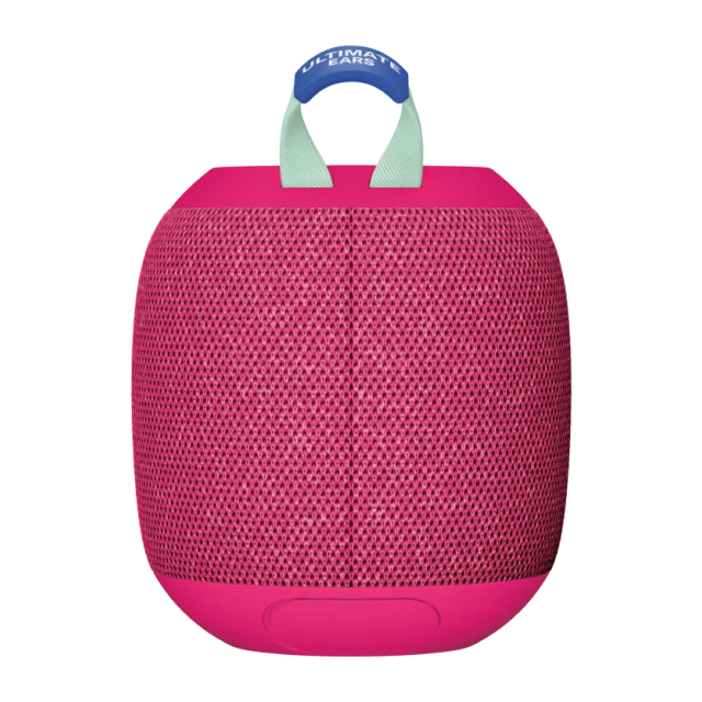 Bocina Portátil Logitech Ultimate Ears Wonderboom 4 | Hasta 14 Horas de Batería | Certificación IP67 / Resistente al Polvo / Agua / Suciedad | Modo Outdoor / Modo Podcast | Flota en el Agua | Rosa (Hyper Pink) | 984-001890