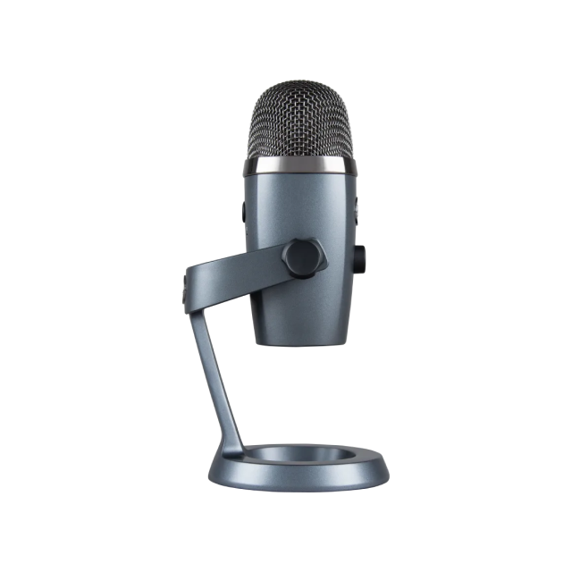 Micrófono USB Blue Yeti Nano | Soporte incluido | Windows 10 / macOs | USB | Cardioide / Omnidireccional | Color Azul | 988-000508