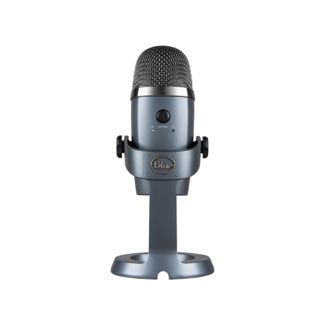 Micrófono USB Blue Yeti Nano | Soporte incluido | Windows 10 / macOs | USB | Cardioide / Omnidireccional | Color Azul | 988-000508