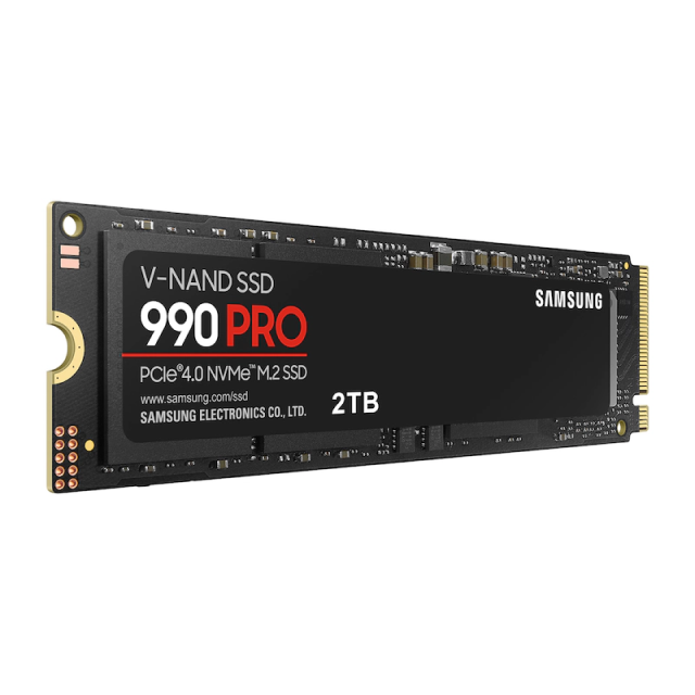 Memoria Interna SSD Samsung Serie 990 PRO 2TB | M.2 | PCIe Gen4. X4 | NVMe 2.0c |  MZ-V9P2T0B/AM