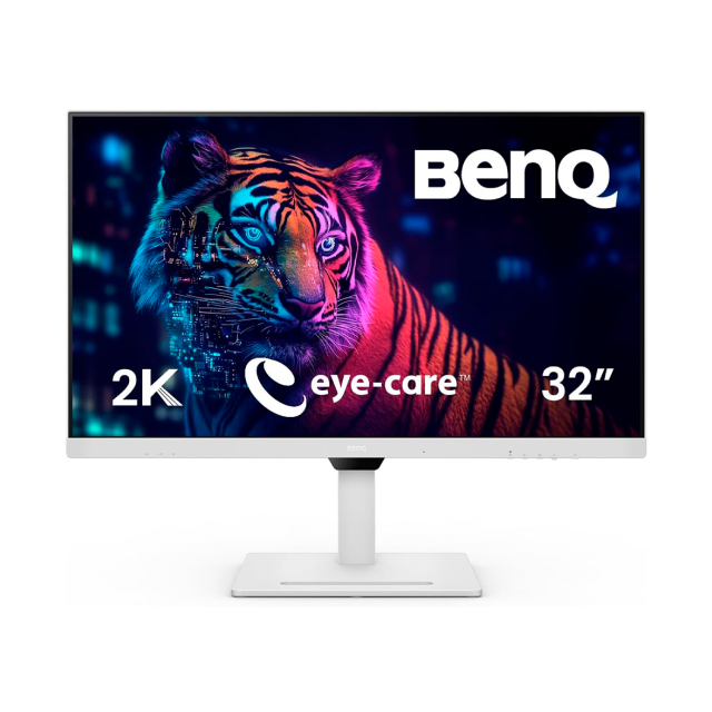 Monitor BenQ GW3290QT | 31.5'' | IPS | 2560x1440 (QHD) | 350 nits | 5 ms | 75Hz | Micrófono y Altavoz integrado | HDMI / DisplayPort/ USB-C | 9H.LLHLA.TBL