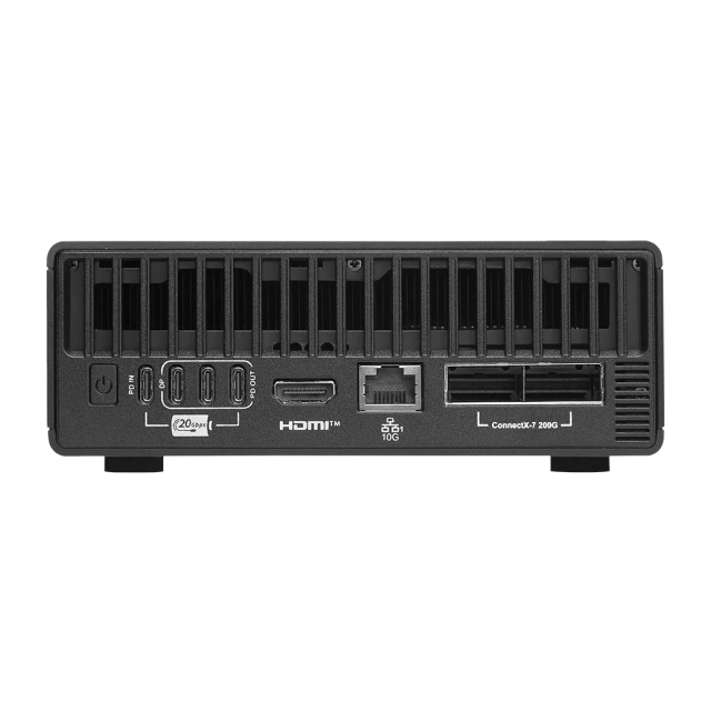 Mini PC IA / Workstation MSI EdgeXpert MS-C931 DGX Spark | NVIDIA GB10 Grace Blackwell Superchip | 1 PFLOP | 128GB Memoria Unificada | SSD 4TB | NVIDIA DGX OS | 9S6-C9311-13S