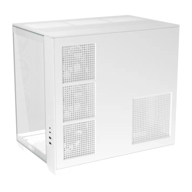 Gabinete ASUS A32 PLUS | Media Torre | ATX / Micro ATX / Mini ITX | 2 x USB A / 1 x USB C | Incluye 4 Ventiladores ARGB | Cristal Templado Panorámico | Blanco | A32 PLUS/WT/TG/ARGB