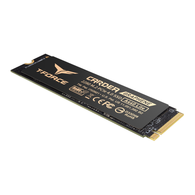 Unidad SSD TeamGroup A440 Lite | 512 GB | M.2 NVMe |  PCIe Gen4 | Hasta 7000 MB/s Lectura | Hasta 4500 MB/s Escritura | TM8FFQ512G0C129