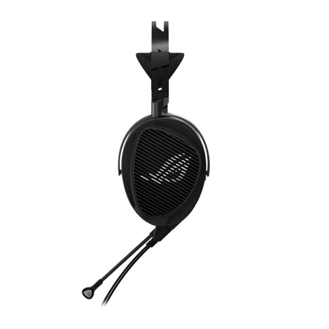 Audífonos Gamer Alámbricos ASUS ROG Kithara | Micrófono Unidireccional | Conexión 3.5mm | Transductores ASUS Essence 50mm | Hi-Res Audio | PC / Mac / PS4 / PS5 / Nintendo Switch / Móvil | Negro | A702 ROG KITHARA