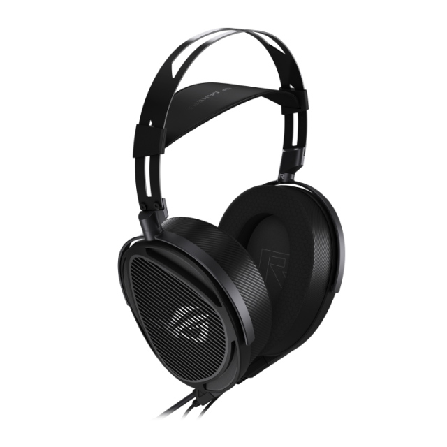 Audífonos Gamer Alámbricos ASUS ROG Kithara | Micrófono Unidireccional | Conexión 3.5mm | Transductores ASUS Essence 50mm | Hi-Res Audio | PC / Mac / PS4 / PS5 / Nintendo Switch / Móvil | Negro | A702 ROG KITHARA