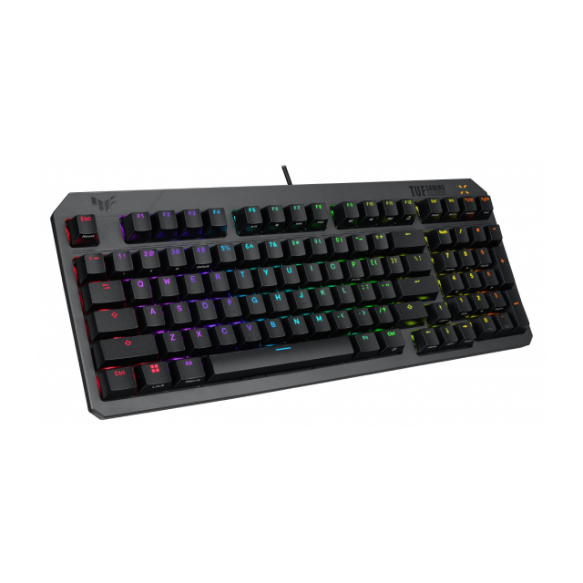 Teclado ASUS TUF Gaming K3 Gen II | Alámbrico | Mecánico | Switches RGB RED | 96%  ( 97 teclas ) | impermeabilización IP57 | QWERTY en Inglés (US) | RA07 TUF K3 GEN II/RD/CA/ABS
