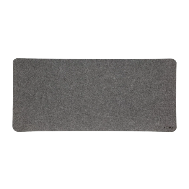 Mousepad Acteck Vibe Felt Plus TF620 | 900 x 400 x 2 mm | Superficie de Fieltro con Textura Afelpada | Base Antideslizante | Gris Oscuro | AC-934497