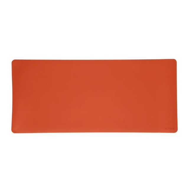 Mousepad Acteck Vibe Leather TP670 | 900 x 400 x 2 mm | Doble Vista | Piel Sintética | Base Antideslizante | Azul / Café | AC-934527