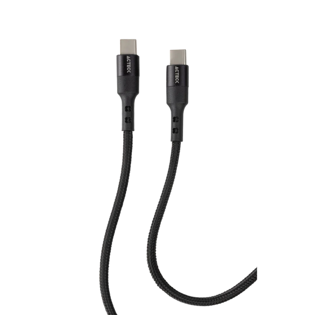 Cable de Carga Lightning Acteck Linx Plus CL420 | USB-C a Lightning | Carga Rápida | 27W | Compatible con Dispositivos Apple | 1.8 Metros | Negro | AC-934862