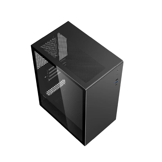 Gabinete Acteck Neuss Pro GI717 | Mini Tower | M-ATX / ITX | Cristal templado | Color negro | AC-935937