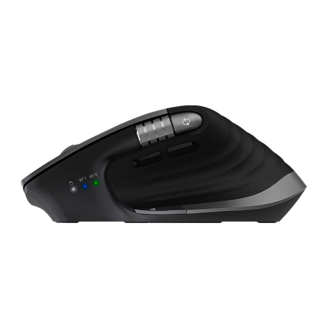 Mouse Ergonómico Inalámbrico Acteck Virtuos Pro MI780 | 1000 a 3200 DPI | Sensor Óptico PixArt PAW3805 | 122 g | 8 Botones | Batería Recargable | Bluetooth / Receptor USB | Windows / MacOS / iOS / Android | Negro | AC-936187