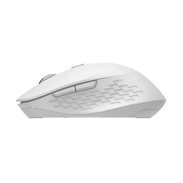 Mouse Inalámbrico Acteck Optimize Flow MI480 | Hasta 1600 DPI | Sensor Óptico | Adaptador 2.4 GHz | Plug & Play | Blanco | AC-939843