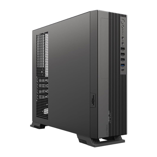 Gabinete Acteck Onex GS455 | Mini Torre Slim | Micro-ATX / Mini-ITX | USB 3.0 | Gris | AC-943079