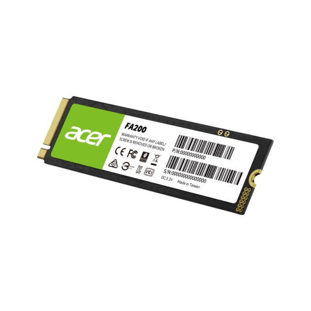 Unidad SSD Acer FA200 | 1TB | M.2 NVMe |  Hasta 7200 MB/S Lectura | Hasta 6200 MB/s Escritura | BL.9BWWA.124