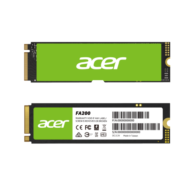 Unidad SSD Acer FA200 | 1TB | M.2 NVMe |  Hasta 7200 MB/S Lectura | Hasta 6200 MB/s Escritura | BL.9BWWA.124