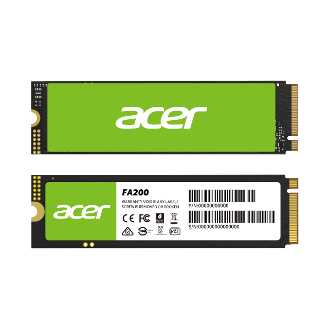 SSD M.2 Acer FA200 | 2TB | PCIe Gen 4 x4 | 7200 MB/s | Compatible con PC / Laptop / PS5 | BL.9BWWA.125