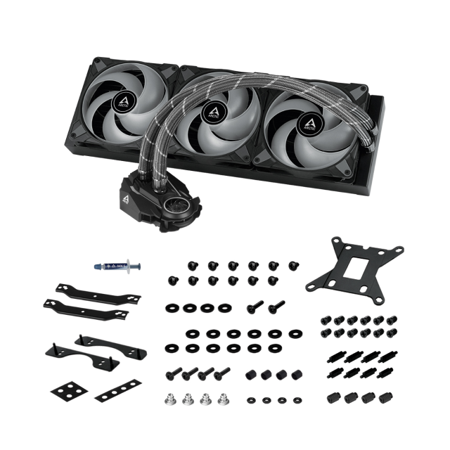 Enfriamiento Líquido Arctic Liquid Freezer II 420 RGB | 3 x 140mm | 200–1900 rpm | LGA 1851 / AM5 | ACFRE00110A