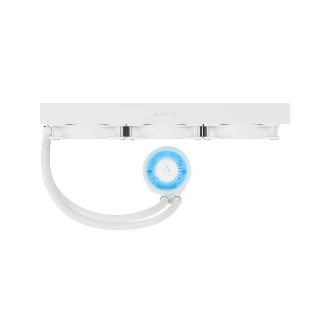 Enfriamiento Líquido Arctic Liquid Freezer III 420 A-RGB | 3 x 140mm | 200–1900 rpm | LGA 1851 / AM5 | Color Blanco | ACFRE00153A