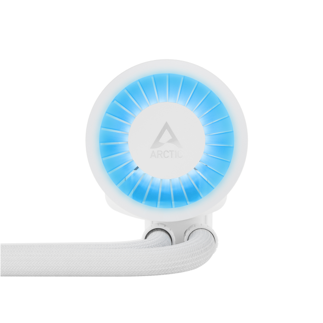 Enfriamiento Líquido Arctic Liquid Freezer III 420 A-RGB | 3 x 140mm | 200–1900 rpm | LGA 1851 / AM5 | Color Blanco | ACFRE00153A