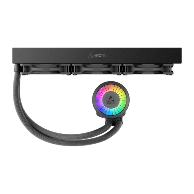 Enfriamiento Líquido Arctic Liquid Freezer III Pro 360 A-RGB | 398 mm | 600 a 3000 RPM | AM5 / AM4 | LGA 1851 / 1700 | ARGB | Negro | ACFRE00184A