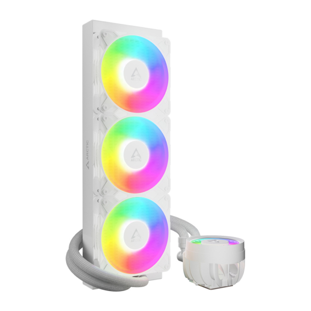 Enfriamiento Líquido Arctic Liquid Freezer III Pro 360 A-RGB | 360 mm | 600 a 3000 RPM | AM5 / AM4 | LGA 1851 / 1700 | ARGB | Blanco | ACFRE00188A